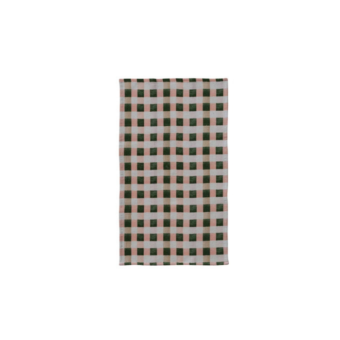 Plaid Waffle Weave Tea Towel - Madison's Niche