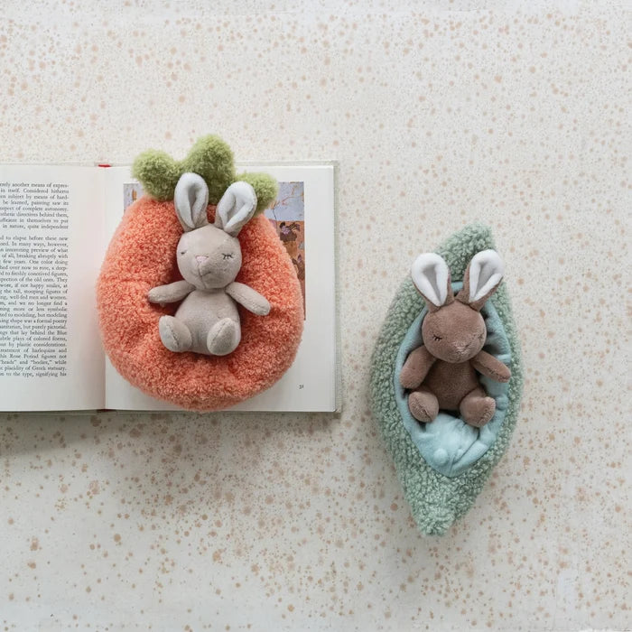 Plush Bunny in Veggie Bed - Madison's Niche