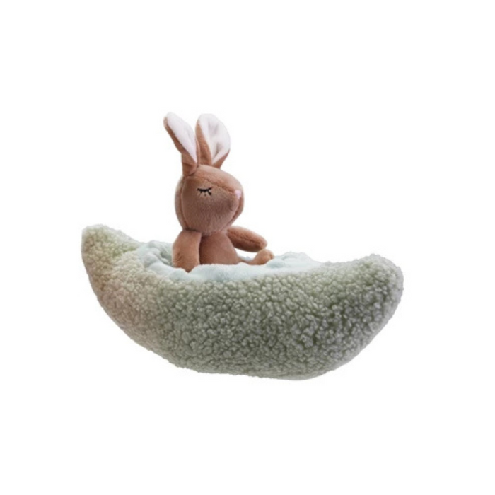 Plush Bunny in Veggie Bed - Madison's Niche