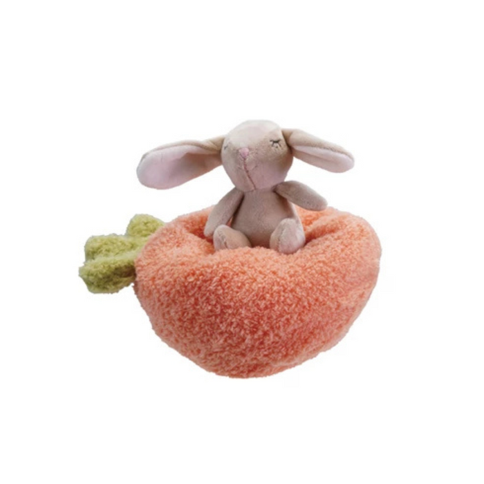 Plush Bunny in Veggie Bed - Madison's Niche