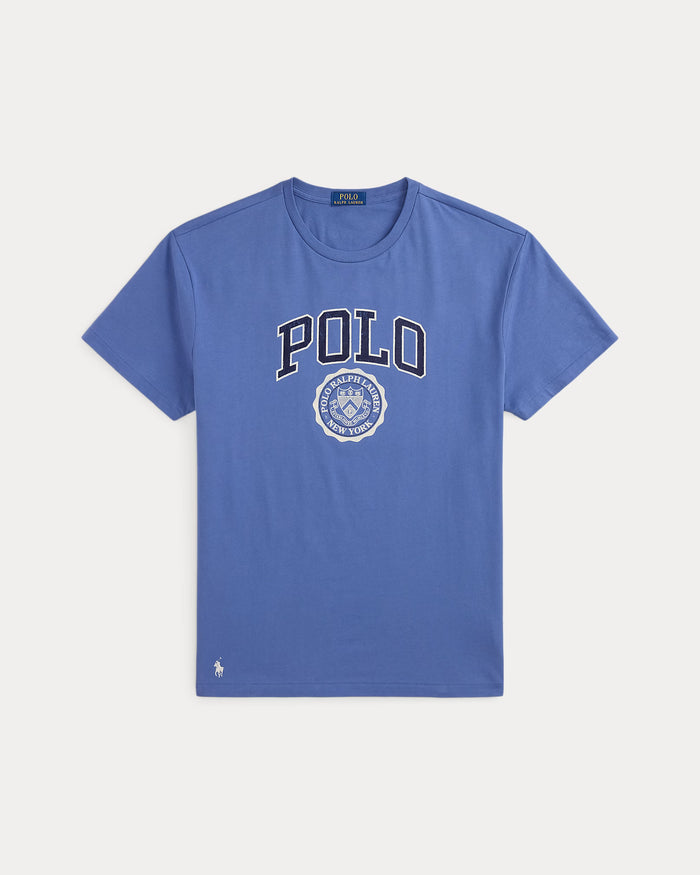 Polo Crest Graphic T-Shirt in Bastille Blue