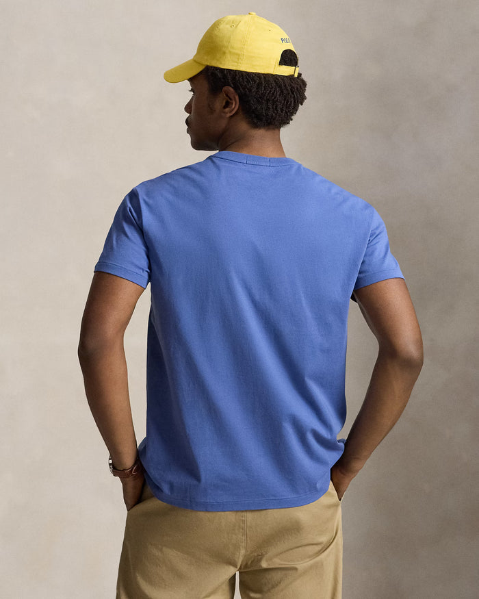 Polo Crest Graphic T-Shirt in Bastille Blue