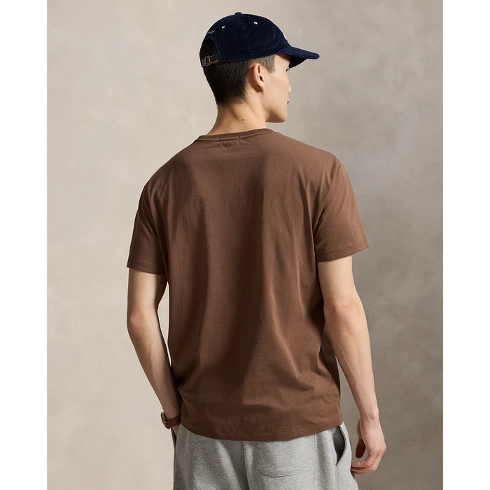Polo Crest Graphic T-Shirt in Brown