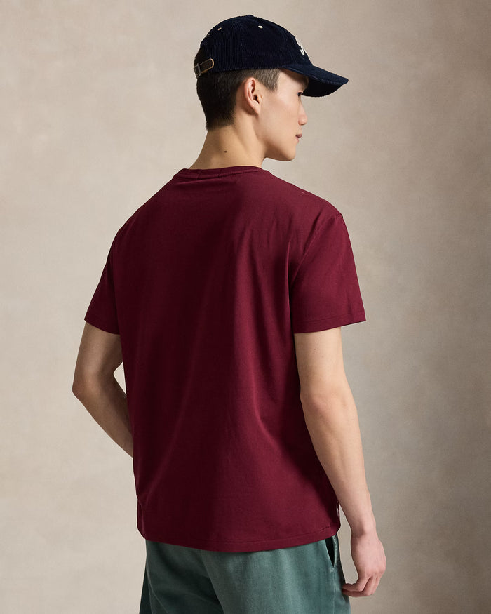 Polo Crest Graphic T-Shirt in Classic Wine