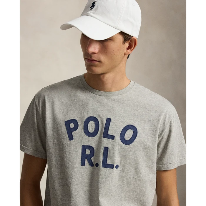 Polo Graphic T-Shirt in Grey - Madison's Niche