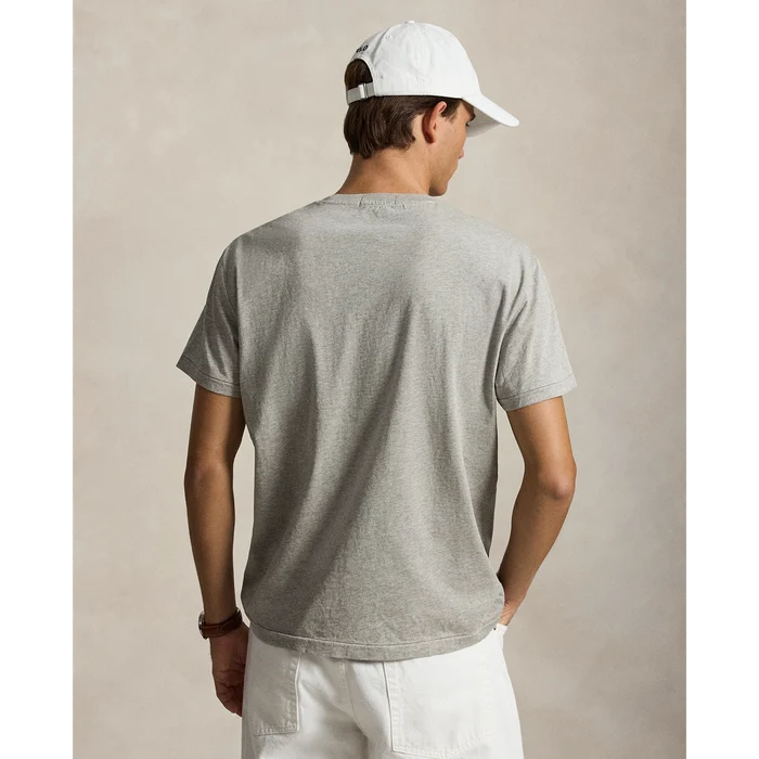 Polo Graphic T-Shirt in Grey - Madison's Niche