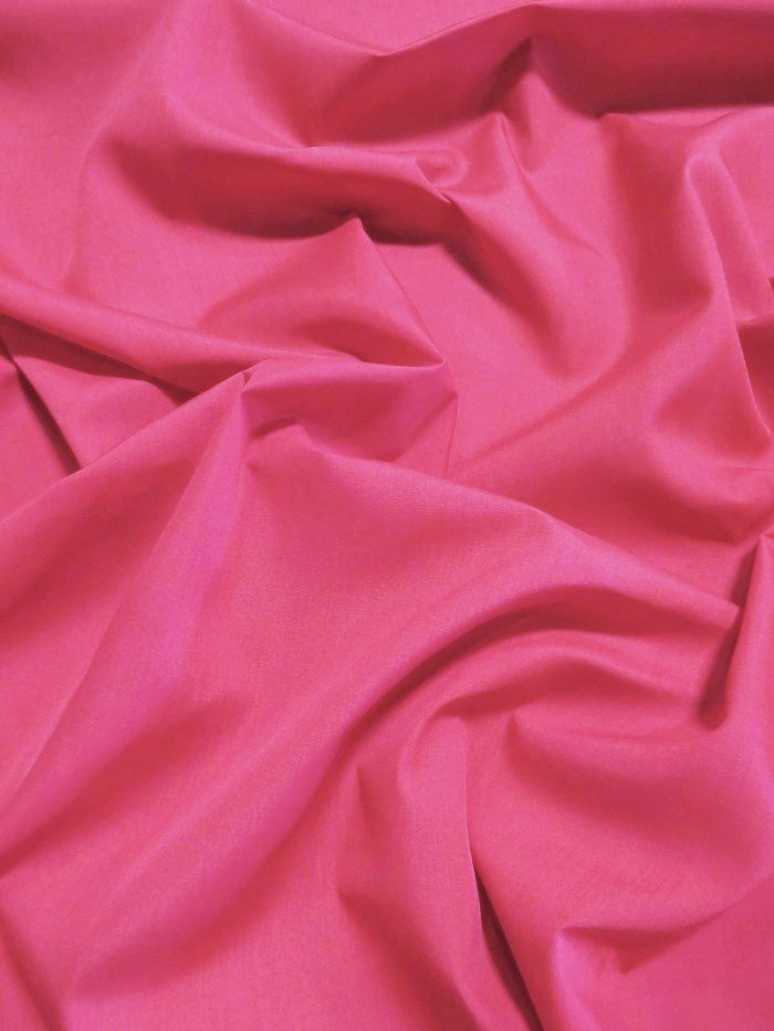 Poly Cotton Solid Fabric 58"/60" Width / Fuchsia / Sold By The Yard