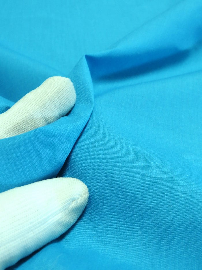 Poly Cotton Solid Fabric 58"/60" Width / Navy / Sold By The Yard