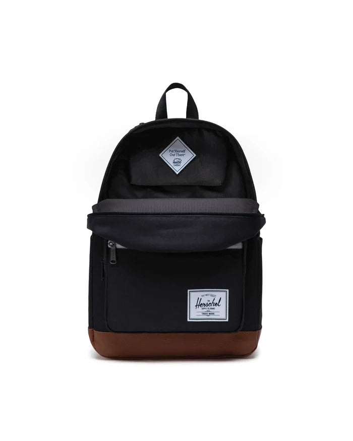 Pop Quiz Backpack in Black & Tan - Madison's Niche