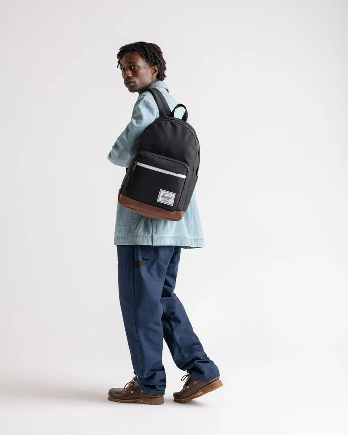 Pop Quiz Backpack in Black & Tan - Madison's Niche