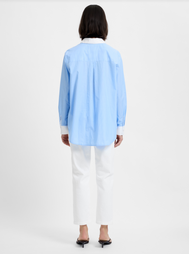 Poplin Contrast Top - Madison's Niche