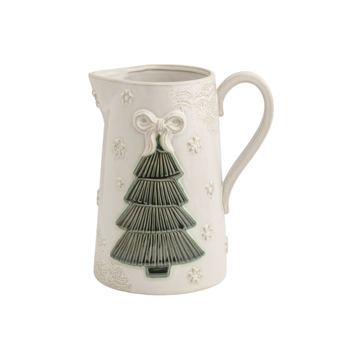 Pressed Lace Tree Pitcher