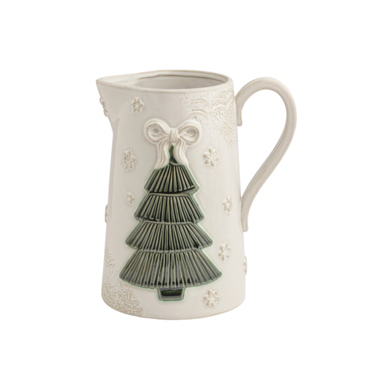 Pressed Lace Tree Pitcher