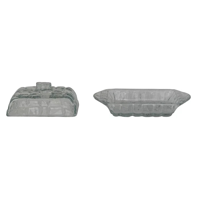 Presses Glass Butter Dish - Madison's Niche