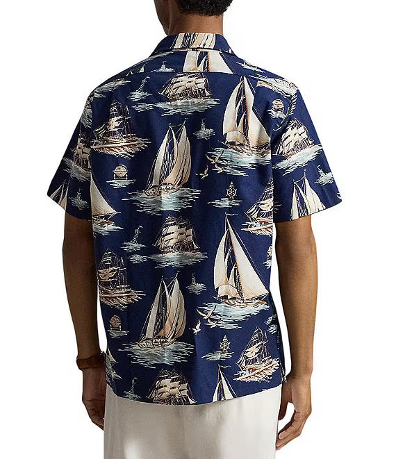 Printed Andy Camp Shirt