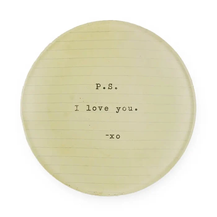 PS I Love You Plate - Madison's Niche