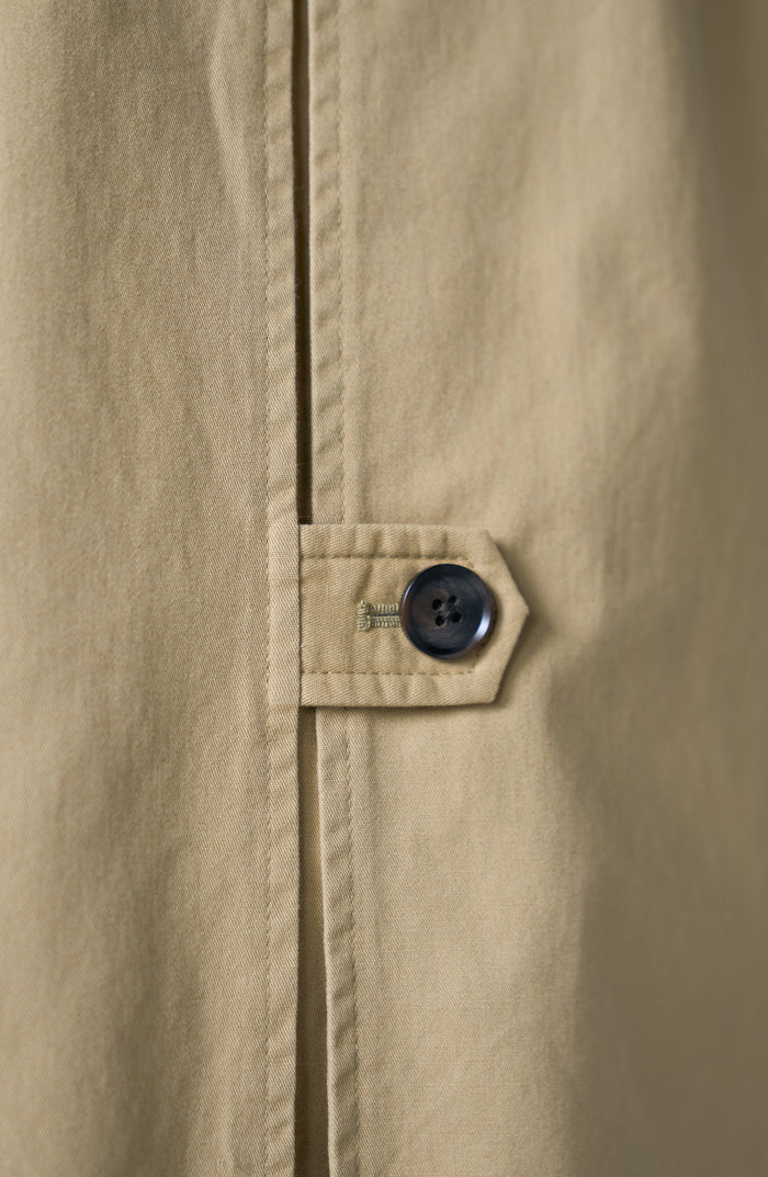 Raglan Sleeve Coat with Pleat