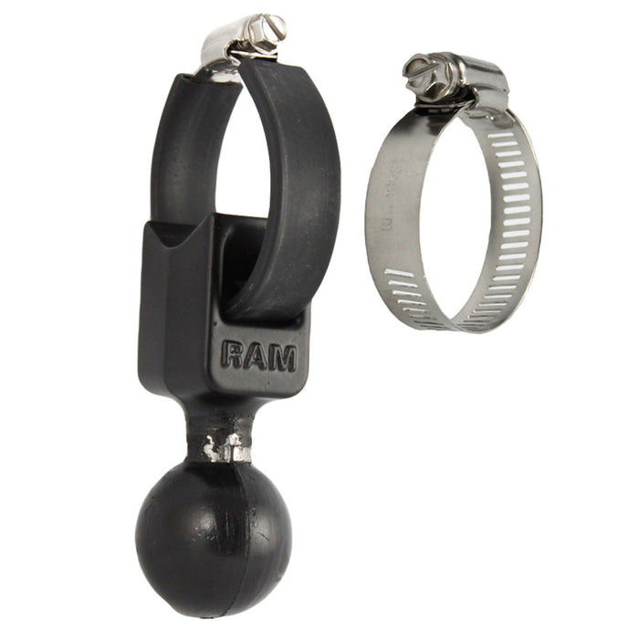 Ram Base mount - 1.5" ball, Strap- .5"-2"