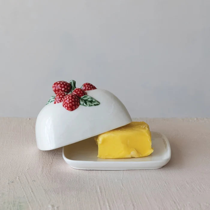 Raspberry Butter Dish - Madison's Niche