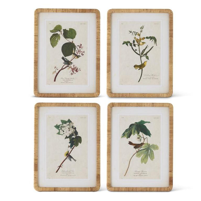 Rattan Framed Botanical Print - Madison's Niche