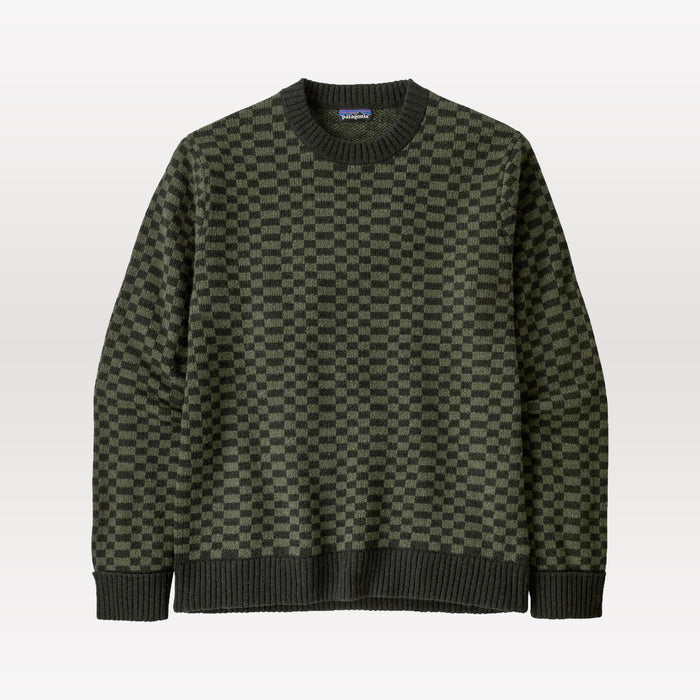 Recycled Wool Blend Sweater - Old Growth Green