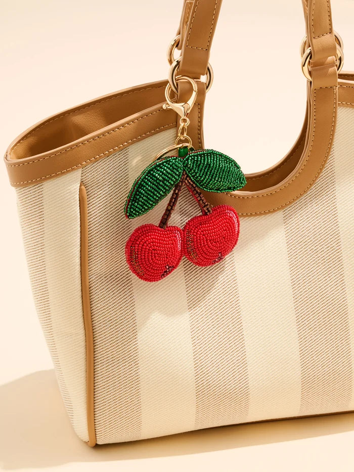 Red Cherries Key Ring - Madison's Niche