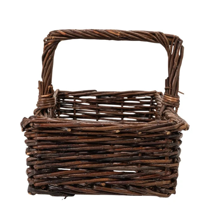 Reed Basket with Handle - Madison's Niche