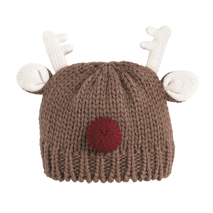 Reindeer Chunky Knit Hat
