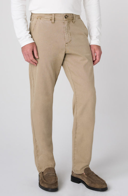 Relaxed Straight Chino Pant in Khaki