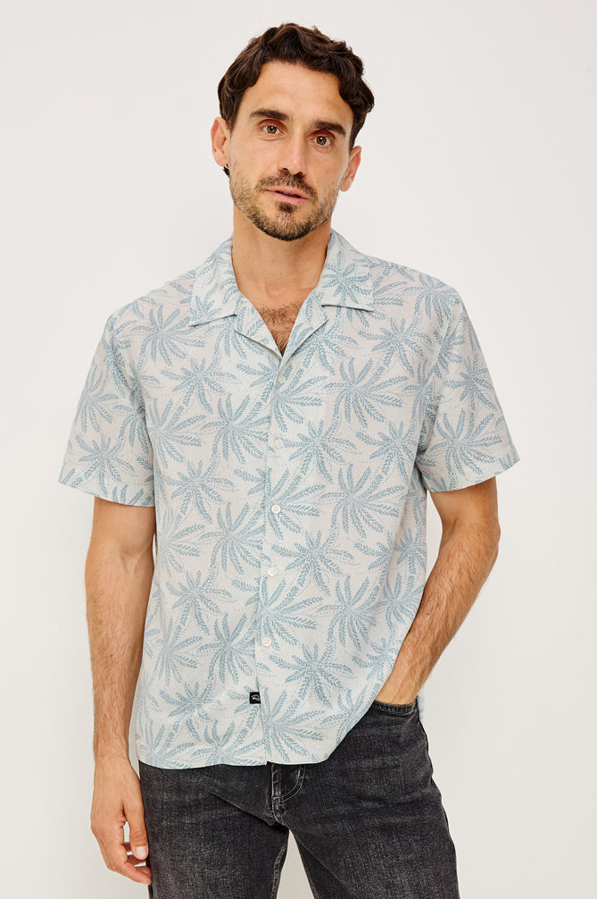 Rhodes Button Down in Hawaiian Ice - Madison's Niche