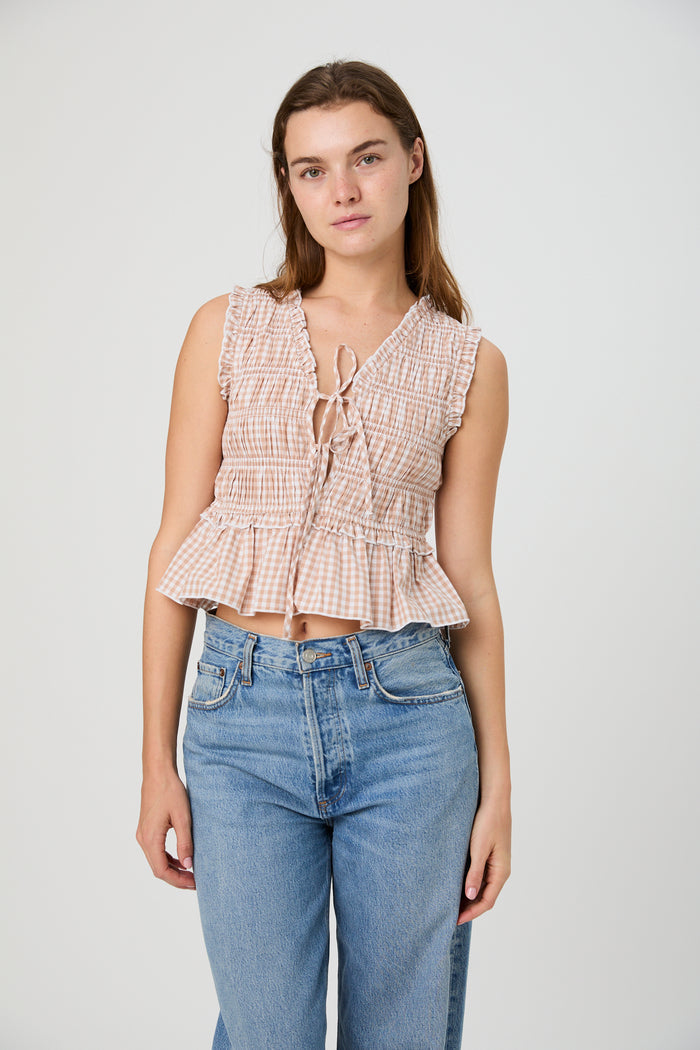 Rhodes Flutter Sleeve Top - Madison's Niche