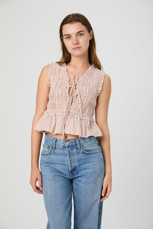 Rhodes Flutter Sleeve Top - Madison's Niche