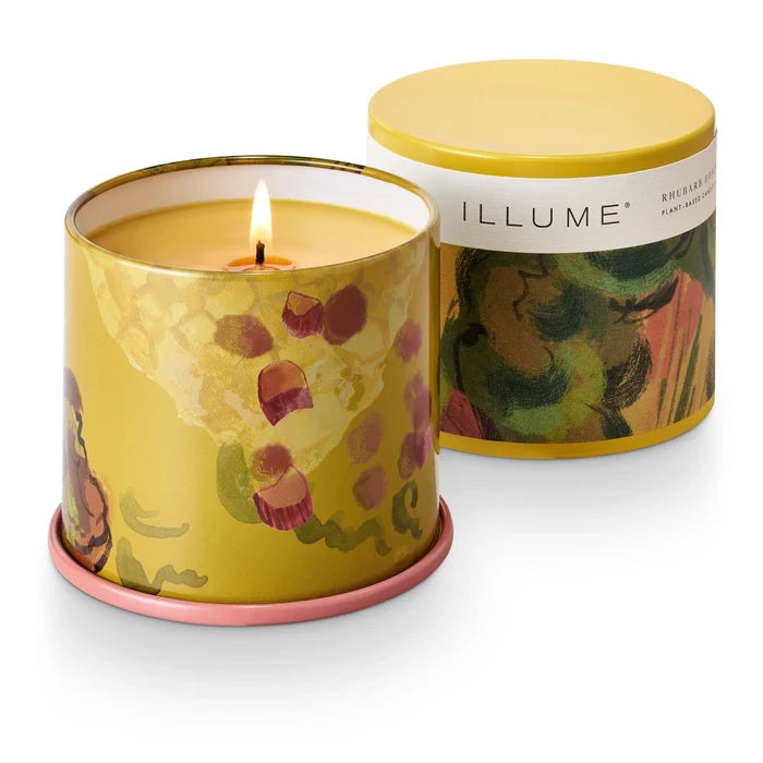 Rhubarb Honey Vanity Tin Candle - Madison's Niche