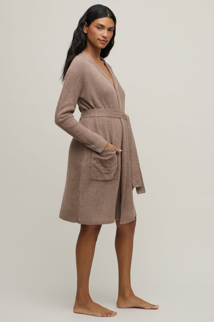 Ribbed Robe in Sable - Madison's Niche