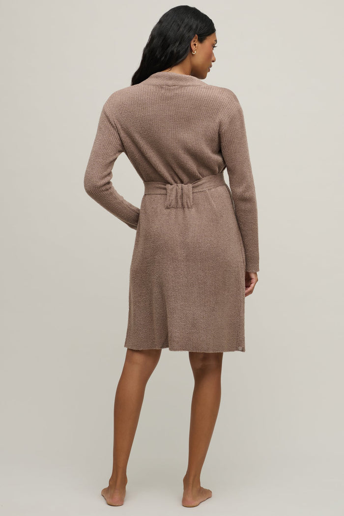 Ribbed Robe in Sable - Madison's Niche