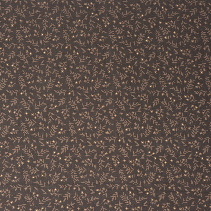 Roc-lon 100% Cotton, 108" Wide, Quilt Backing, Packed Floral Chocolate, Cut By Yard