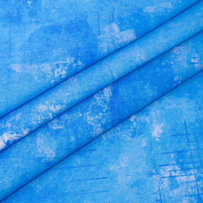 Roc-lon 100% Cotton, 108" Wide, Quilt Backing, Tone On Tone, Cut By Yard||color:Blue
