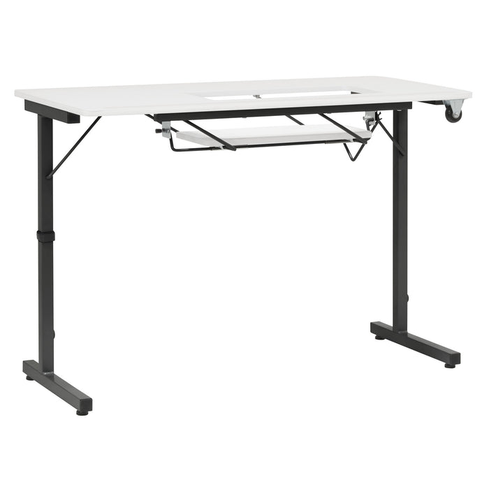 Rollaway II Sewing Table Black / White