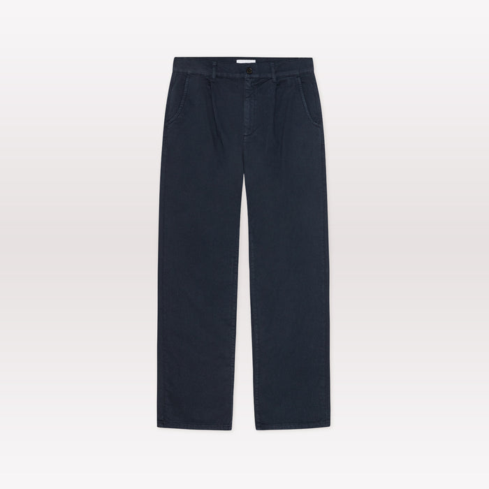 Romeo Pleated Chino Pants - Navy