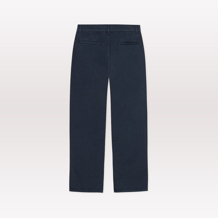 Romeo Pleated Chino Pants - Navy