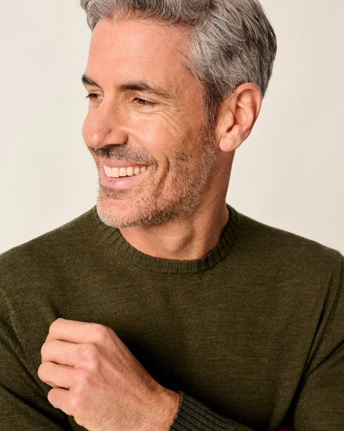 Ronald Merino Sweater in Forged - Madison's Niche