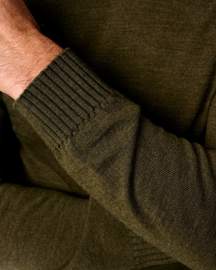 Ronald Merino Sweater in Forged - Madison's Niche