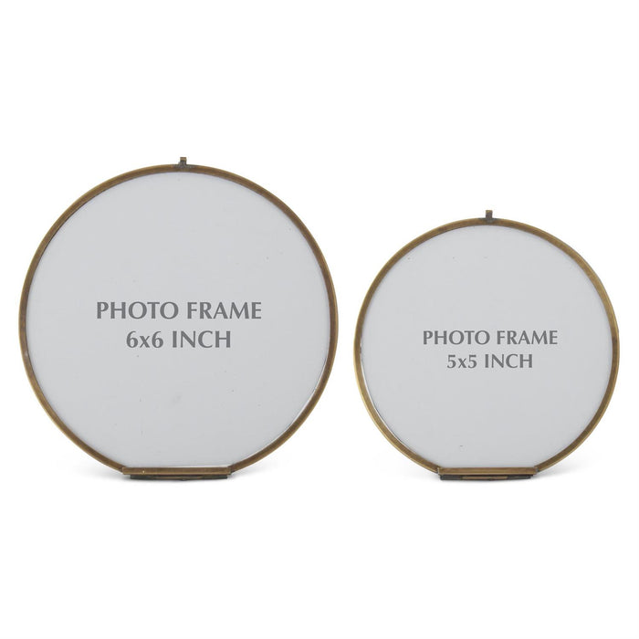 Round Antique Gold Frame - Madison's Niche