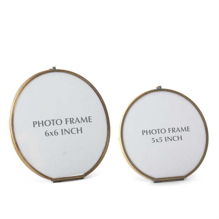 Round Antique Gold Frame - Madison's Niche