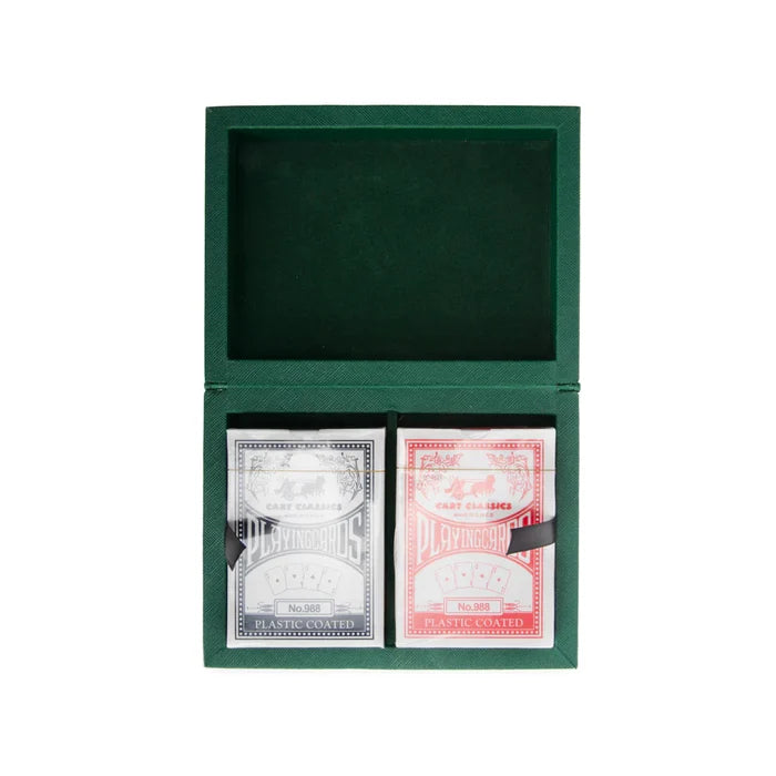 Rowan Poker Card Set in Green - Madison's Niche
