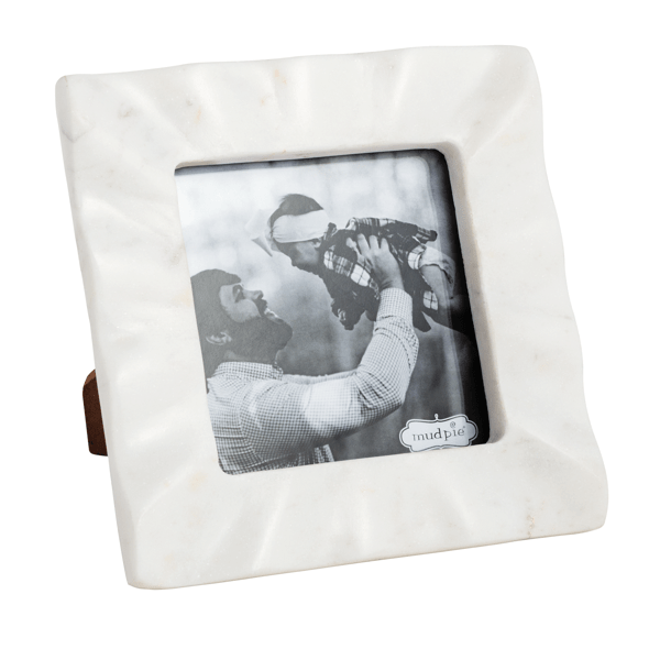 Ruffled Marble Frame - Madison's Niche