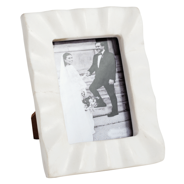 Ruffled Marble Frame - Madison's Niche