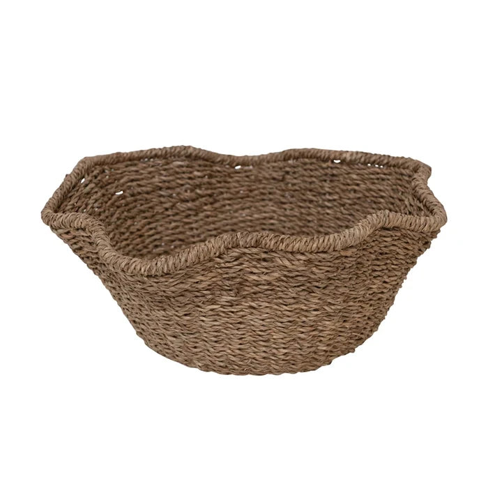 Ruffled Rattan Bowl - Madison's Niche