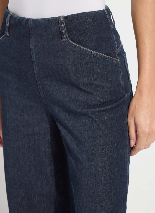 Samara Cuffed Wide Leg Denim - Madison's Niche