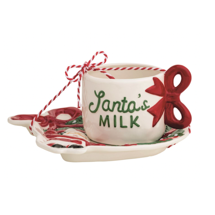 Santa Milk & Cookies Set